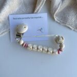 PORTACHUPETE PERSONALIZADO
Letras de silicona de color beige