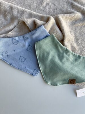 SET DE BABEROS BANDANA x2
Pack N1