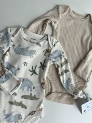 SET DE 2 BODYS CARTERS - NB