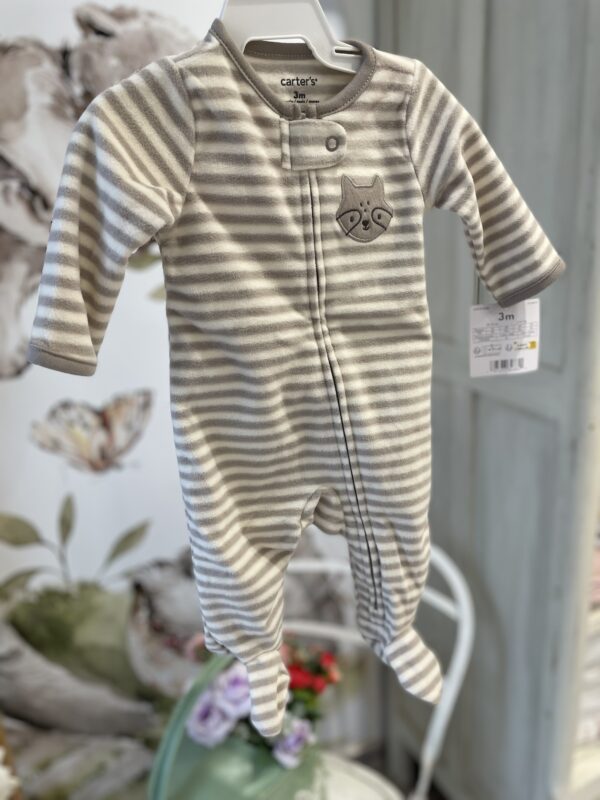 ENTERITO MICROPOLAR “RAYITAS” beige-  CARTERS