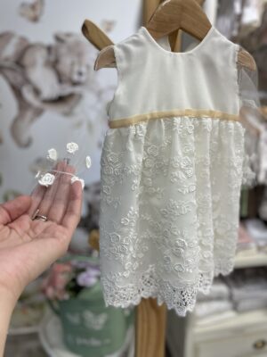 VESTIDO SELENE (POLLERA TUL BORDADO)