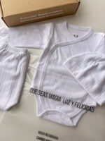 Ajuar tramado UNISEX - BLANCO