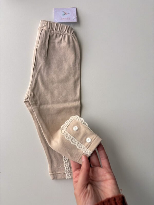 Calza Sara con puntilla
