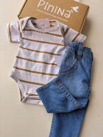 Body Teo - Rayas beige