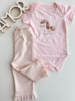 BODY MANGAS CORTAS PARA PERSONALIZAR - ROSA